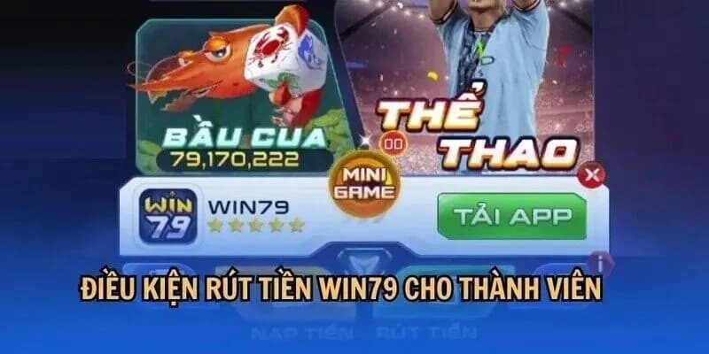 rút thưởng từ Win79 